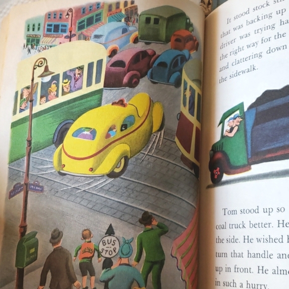 Vintage Little Golden Books Scuffy Jack & The Beanstalk Cars & Trucks The Taxi - Picture 4 of 13
